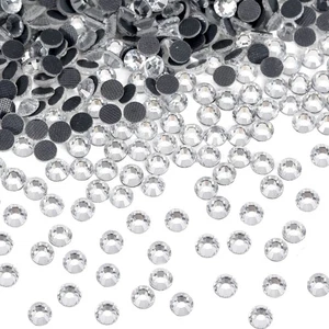 SS10 Klar Hotfix Strass Kristall Glas Diamanten Großpackung für Stoff Kleidung... - Bild 1 von 6