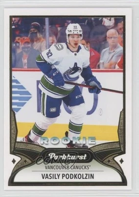 2021 Upper Deck Parkhurst Rookies Gold Lite FX Vasily Podkolzin #299 Rookie RC - Image 1 of 2