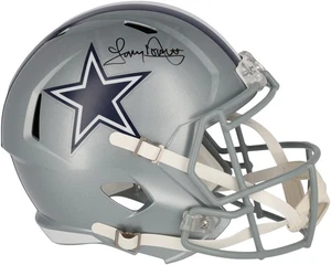 Tony Dorsett Dallas Cowboys Signed Riddell Speed Replica Helmet - Picture 1 of 2