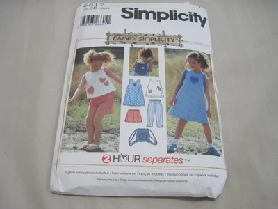 Simplicity 5617 Sewing pattern, Child's 2-Hour Separates easy, Size 5-6X UNCUT - Image 1 of 4