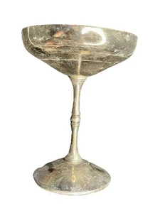 Falstaff Silver-plated Champagne Goblets Made in Spain Set Of 5 Antique VTG Bar - Picture 1 of 5