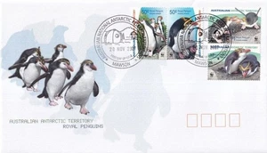 SA07a Australian Antarctic Territory 2007 WWF - Royal Penguins FDC - Picture 1 of 2