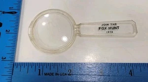 Lupa vintage 1974 "Join the Fox Hunt"  - Imagen 1 de 3