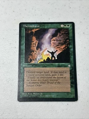 1x Thermokarst Ice Age MTG Magic the Gathering LP - Image 1 of 2