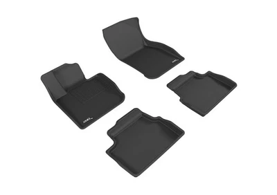 Floor Mats Custom Fit Liners Kagu All-Weather Black 1st And 2nd Row L1MN01501509 - Image 1 of 4