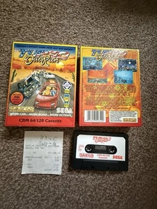 Turbo Outrun Commodore 64 game - tested complete vgc   - Afbeelding 1 van 2