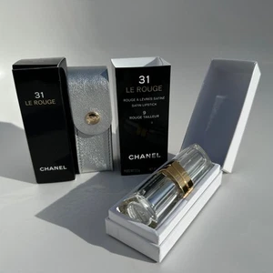 Chanel 31 Le Rouge Satin Lipstick Shade 9 Rouge Tailleur Red with Case BNIB 3.3g - Picture 1 of 18