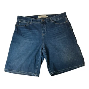 Soft Surroundings Mujer Ultimate Denim Relajado Tiro Alto X-Grande Pull On - Imagen 1 de 9
