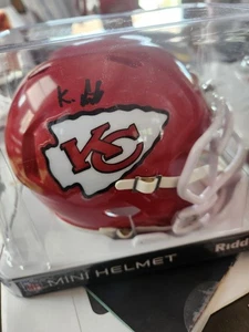Chiefs Kingsley Suamataia Auto Mini Helm Echtheitszertifikat Beckett - Bild 1 von 2