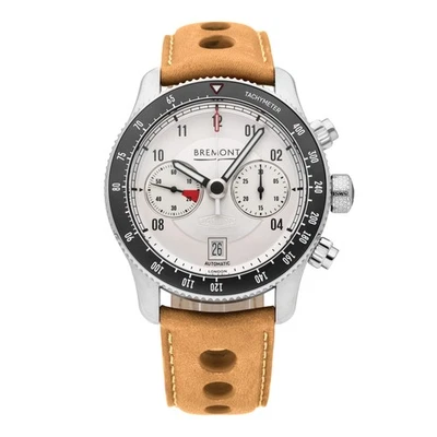 Bremont Jaguar C-Type Silver Dial 43mm Automatic Men's Watch C-TYPE-SS-R-S - Image 1 of 4