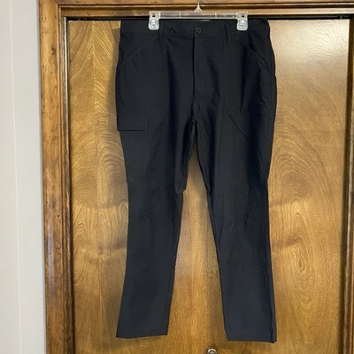 Great Northwest Clothing 38x30 Black Men’s Hiking Pants Cargo Outdoor Nylon Gear - Image 1 of 4