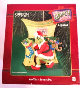 2001 Carlton Cards Holiday Scoundrel How The Grinch Stole Christmas Ornament - Bild 1 von 1