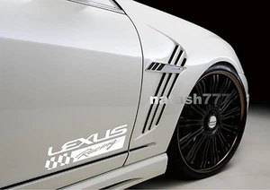 2 - LEXUS RACING Sport Motorsport Vinyl Decal sticker emblem logo WHITE - Foto 1 di 1