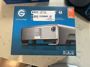 G-Technology 10TB G-DRIVE with Thunderbolt and USB 3.0 Silver - 0G05024 - Picture 1 of 4