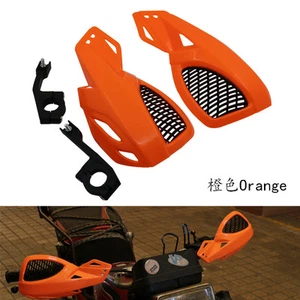 Guardamanos de motocicleta naranja 22 mm 7/8"" 1 1/8"" 28 mm bicicleta de calle café carreras todoterreno - Imagen 1 de 3