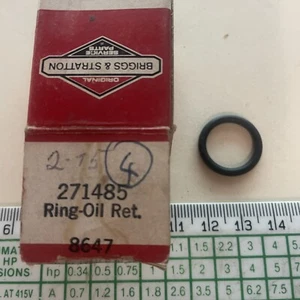 271485 Briggs & Stratton Oil Retaining Seal O-Ring Oring NOS - Foto 1 di 4