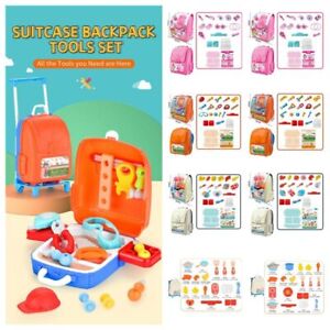 Kitchen Toys Simulation Cooking Toys Safe Portable Kids Tool Kit Bag  Kids