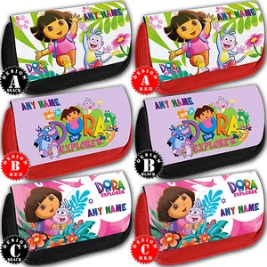 DORA EXPLORER Personalised Pencil Case Girls Bag Add Children Name School Gift - Picture 1 of 7