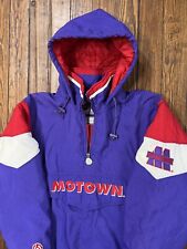 Motown Cafe New York Vintage 90s Jacket Starter Pullover Puffer Coat Hard Rock