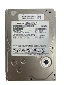 Hitachi Ultrastar Model HUA721050KLA330 7200RPM Internal Drive 500GB Cache 32MB - Picture 1 of 3