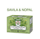 1 TE DE SAVILA Y NOPAL HERBAL TEA 24 BAGS/ PARA PRECION ARTERIAL NIVELA AZUCAR
