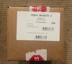 Pokemon Scarlet & Violet OBSIDIAN FLAMES 3 PACK BLISTER CASE Sealed 24 ct 3 pack