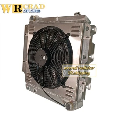 Fan Shroud&Radiator For Jeep Wrangler YJ TJ 1987-06 2001 00 99 Chevy Conversion — 第 1/4 张图片