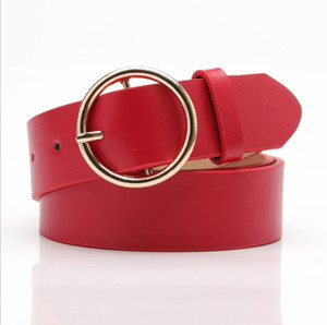 thick red belt