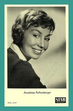 ANNELIESE ROTHENBERGER | Sängerin | Original-Autogramm auf Star-Revue-Starkarte