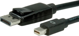 Roline 11.04.5635 DisplayPort Mini DP Kabel extern geschirmt 2m schwarz - Bild 1 von 4
