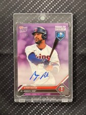 2023 Topps Now - Byron Buxton - Road to Opening Day - Purple Auto /25 Twins A-29