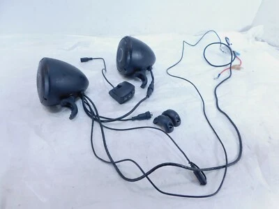 Yamaha V-Star 650 XVS650 2008 08 abrazadera de manillar personalizada par de altavoces delanteros Foto 1 de 4