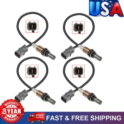 4X Up&Downstream Oxygen Sensor For 2005-2009 Hyundai Tucson / Kia Sportage 2.7L - Image 1 of 4