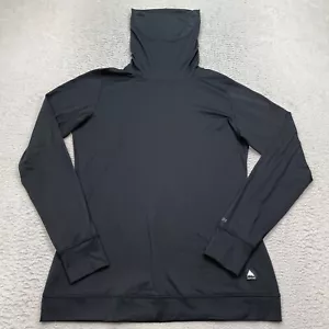 Burton Base Layer Women's Size Large Long Neck Black Long Sleeve Dryride - Picture 1 of 13