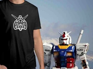 Mens Crew Neck Tee T-Shirt Graphic Gift Shirts Gundam RX-78-2 Face Symbol S~3XL - Picture 1 of 39