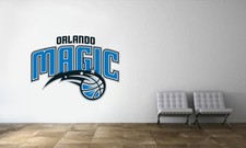 Orlando Magic Logo Wall Decal NBA Basketball Decor Sport Mural Vinyl Sticker
