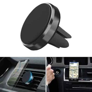 Soporte para móvil coche imán rejilla de ventilación coche smartphone soporte universal redondo - Imagen 1 de 6