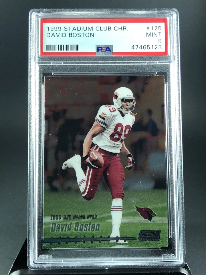 1999 Stadium Club Chrome David Boston Rookie #125 Graded PSA 9 Mint-Cardinals - Image 1 of 1