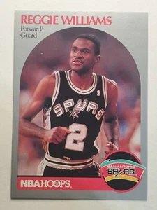 1990-91 Hoops #272 Reggie Williams ~ San Antonio Spurs - Picture 1 of 2