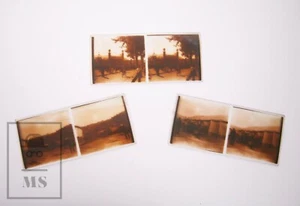 1928 German Circus Gleich 3 Old Stereoscopic Glass Views - Barcelona, Spain - Imagen 1 de 5