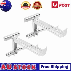 Adjustable 2PCS Alloy Steel Ladder Jacks Bracket Kit for Platforms Up to 20 - Picture 1 of 18
