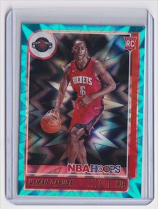 2021-22 Hoops Teal Explosion Usman Garuba RC Rookie #238 W1