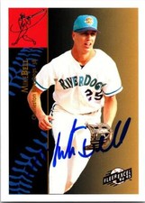 Mike Bell autographed Baseball Card (Charleston RiverDogs) 1994 Fleer Excel #124