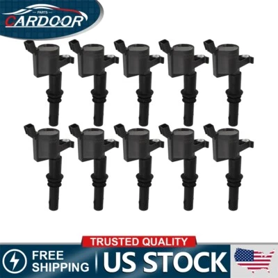 10 bobinas de encendido para Ford F-250 F-450 F-550 Super Duty 6,8 L V10 2005-2008 Foto 1 de 4