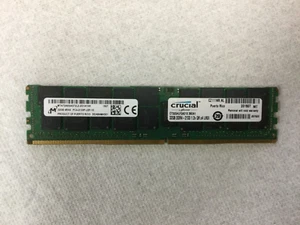 Micron 32GB PC4-17000P 4DRX4 DDR4-2133MHz Load Reduced ECC REG RAM - Picture 1 of 2