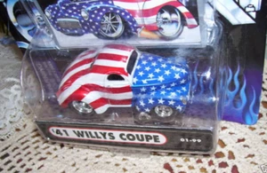2001 Muscle Machines '41 Willy's Coupe Patriotic Design - Picture 1 of 3