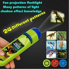 Eductional Toys Torch Night Projector Light For 2-10 Years Kids Boys Girls Gift