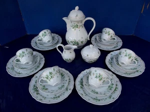 Hutchenreuther, form Dresden * noble coffee service * decor: pergola, 6 people - Picture 1 of 7