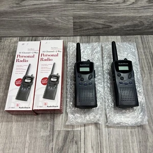 (2) Radio Shack 14 canales 2 vías radios personales 21-1860 3 canales de memoria 500 MW - Imagen 1 de 7