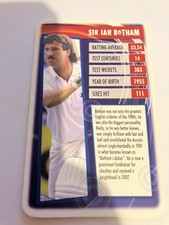 TOP TRUMPS  CARD  SIR IAN BOTHAM  ENGLAND   CRICKET